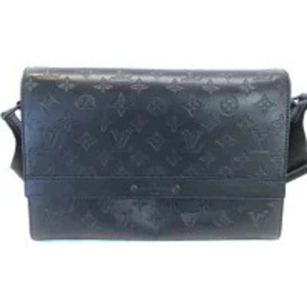 Louis Vuitton Sprinter Shadow Crossbody Black Shoulder Bag Messenger Black